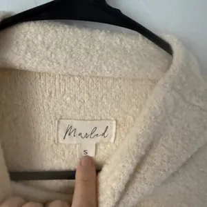 Marled Small Cream Mock Neck Cozy Sweater‎ Minimalist Closet Staple Clean Girl thumbnail 8