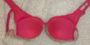 Victoria's Secret Push Up Bra Dream Angels 34DD Pink thumbnail 2