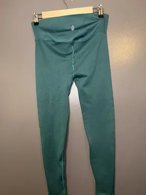 FP Movement Good Karma Leggings Womens M/L Green High Rise Ankle Pants Yoga thumbnail 4