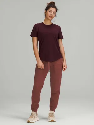 🍋 LULULEMON Drawstring Joggers - Burgundy size 0 thumbnail 5