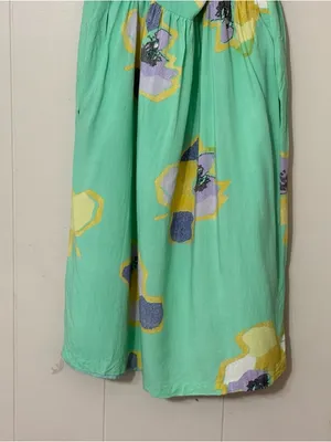 Corey Lynn Calter Sketchbook Floral Midi Dress SP Anthropologie Green Boho thumbnail 10