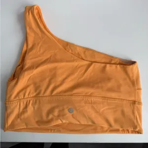 Lululemon Align Asymmetrical One Shoulder Bra Top Yellow Size 10 Nulu Yoga thumbnail 4