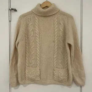 J.Crew 100% Wool Cable Knit Sweater thumbnail 1