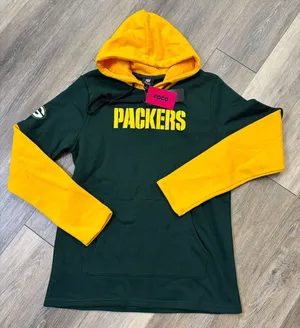 NFL Green Bay Packers Green Yellow Hoodie FOCO Women’s Small thumbnail 1