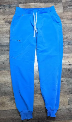 Figs Women’s Blue Drawstring Jogger Pants size M thumbnail 1