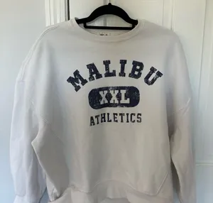 Garage Women's Cream Crewneck Sweater thumbnail 1