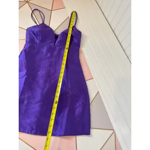 NWOT Lulus Glamourous Life Purple Sleeveless Mini Dress Party Cocktail Size XS thumbnail 6