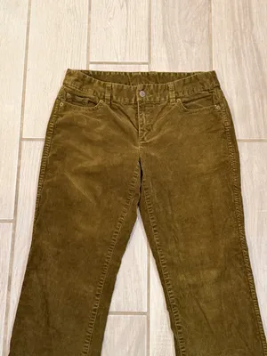 J. Crew Olive Green Corduroy Bootcut Pants size 4S thumbnail 4
