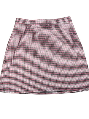 Le Lis Red Black Houndstooth A-Line Stretch Pull On Skirt Women's XXL thumbnail 2
