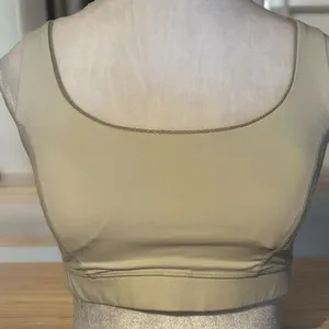 Lululemon Energy Bra Tan Beige 8 Women Crossback Yoga Workout‎ thumbnail 2