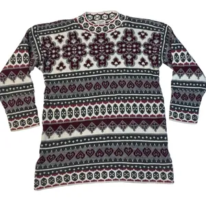 Carriage Court Crewneck‎ Tunic Sweater Womens Size Small Nordic Faire thumbnail 1