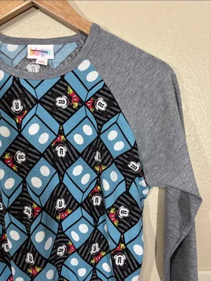 Disney Mickey Mouse Lularoe Randy Baseball Tee Size XS NEW thumbnail 2