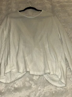 Material Girl Twist Knot White Sweater thumbnail 11