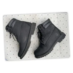Timberland Ortholite Leather Waterproof Boots‎ Black 7.5M Womens A3340 thumbnail 7