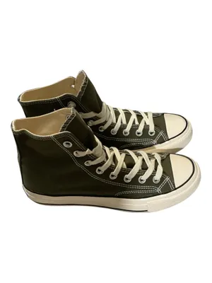 Cobaggio Jack Baggio Canvas High Top Sneakers Olive Green - Unisex Size EU 40 / US Men's 7 (Women's 9) - NWOT thumbnail 4