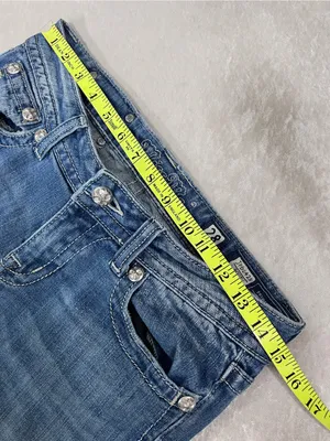Miss Me bootcut Star-Embellished Jeans Designer Americana 4th of July size 28 thumbnail 9