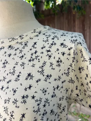 Rag & Bone All Over Stars T-shirt streetwear casual celestial essential M thumbnail 4