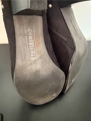 Laura Ashley Faux Suede Ankle Boots with Silver Studs Lafindon 9 Whimsigoth thumbnail 10