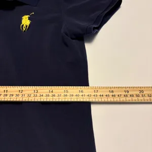 Ralph Lauren Polo Shirt Womens L Navy US Open Big Pony Short Sleeve Cotton thumbnail 7