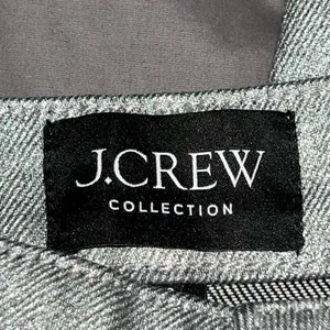 J.Crew Collection‎ Women's Straight Slouchy Jean Metallic Silver Size 28 BT619 thumbnail 9