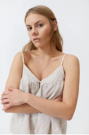 Dress Forum Eyelet Tank Top thumbnail 3