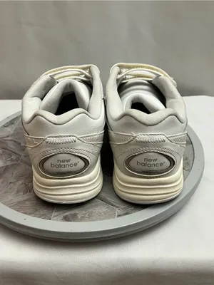 New Balance 577 Walking Shoes Women’s 7.5 White Leather Hook & Loop WW577VW thumbnail 3