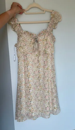 Floral Sundress Papaya Cut-Out thumbnail 1