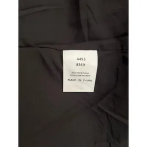PrettyGarden Black Cotton Tiered Maxi Dress‎ Long Sleeve Button Down Small 4493 thumbnail 4