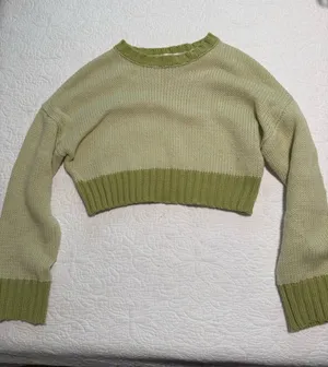 American Threads Sweater Cropped thumbnail 1