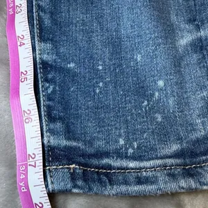 Judy Blue Womens Size 7/28 Skinny Distressed Jeans Bleach Splatter Ripped Denim thumbnail 10