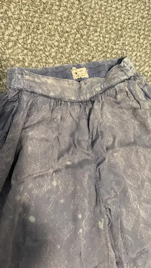 Lightweight Washed look Lilac Patterned Pull-On Pants Urban Outfitters XS thumbnail 3