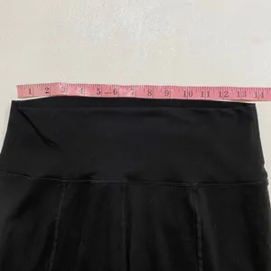 Aerie Offline The Hugger Legging High Rise Black Flare Yoga Pants Size L thumbnail 7