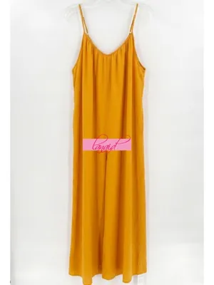 Cupshe Sunshine Yellow Sleeveless Loose Fit Jumpsuit Romper Sleeveless Relaxed thumbnail 5