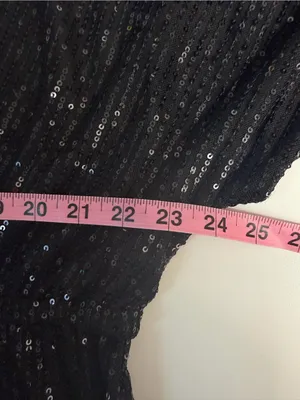 Black sequin party dress homecoming going out date night fall fundraiser XXXL 3X thumbnail 7