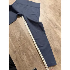 Unbranded Ribbed High Waisted Seamless‎ Leggings Slate Blue Size Large thumbnail 8
