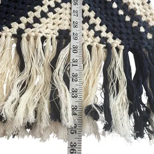 Zimmermann Chintz Crochet Fringed Chevron Striped Boho Beach Midi Skirt Size 0P thumbnail 6