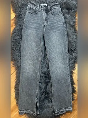 Abercrombie & Fitch The Ankle Straight Ultra High Rise Jean Sz 24/00R thumbnail 3