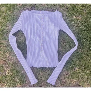 Free People Tilly Long Sleeve Cardi Blouse Top Knit Ribbed Button Down Size XS thumbnail 6