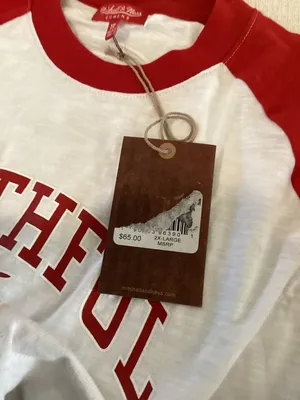 Mitchell & Ness Scarlet San Francisco 49ers Slub Long Sleeve T-Shirt, 2X, NWT thumbnail 12