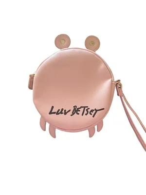 Betsey Johnson Pink Crab Wristlet Purse Coin purse coastsl whimsical dopamine thumbnail 8