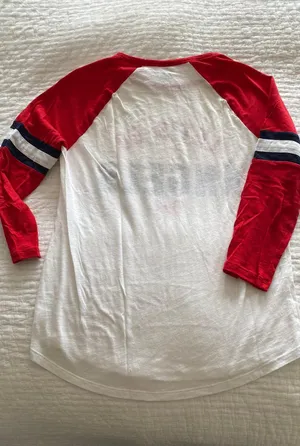 Pink Tshirt Angels Baseball Shirt thumbnail 2