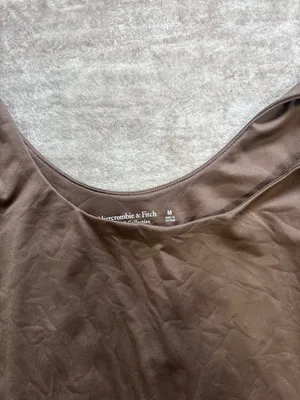 Abercrombie Sleek Seamless Scoop Bodysuit Brown thumbnail 3