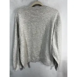 Chicka-d Women's Medium Ash Grey Sweatshirt Sequin Football Gameday thumbnail 6