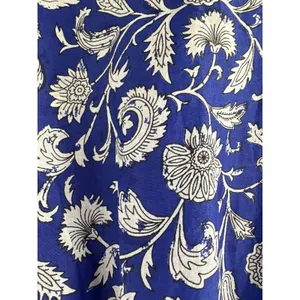 Women’s Destination 365 Large Royal Blue Paisley Maxi Skirt thumbnail 4