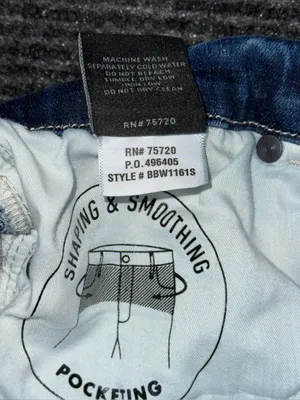 Buckle Black Fit No 75 Tailored Bootcut Stretch Jeans Sz 27 x 29.5 BBW1161S EUC thumbnail 10