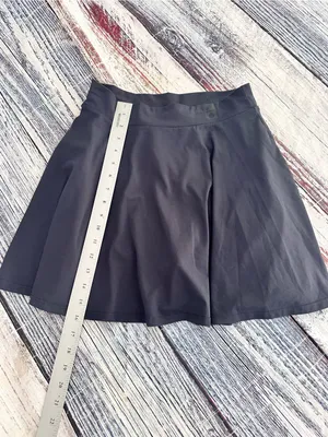 Fabletics Navy Blue Flounce Performance Flare Tennis Skirt thumbnail 8