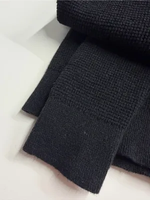 Michael Kors cotton‎ wool blend sweater textured black long sleeve neutral small thumbnail 7