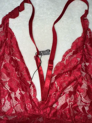 Ababoon One Piece red Lingerie size Medium thumbnail 6