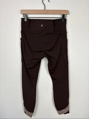 Athleta Ultimate Stash Craft Tights Leggings Toasted Brown Women’s Size Medium thumbnail 5