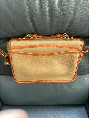 Vintage Dooney & Bourke leather messenger bag purse USA thumbnail 4